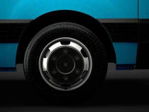 nissan nv 400 l2h1 van 2020 3D Model