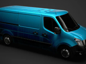 nissan nv 400 l2h1 van 2020 3D Model