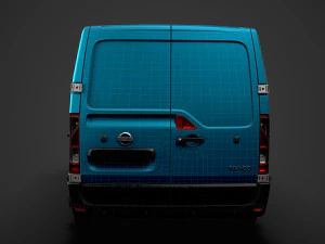 nissan nv 400 l2h1 van 2020 3D Model