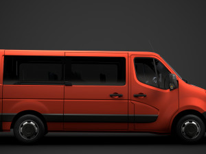 nissan nv 400 l2h1 windowvan 2020 3D Модель