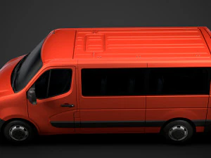 nissan nv 400 l2h1 windowvan 2020 3D Model