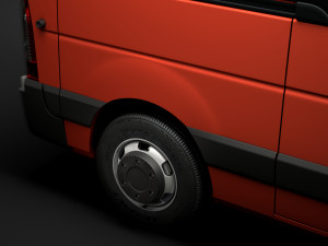 nissan nv 400 l2h1 windowvan 2020 3D Модель