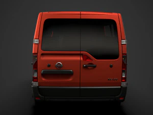 nissan nv 400 l2h1 windowvan 2020 3D Model