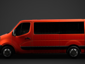 nissan nv 400 l2h1 windowvan 2020 3D Модель