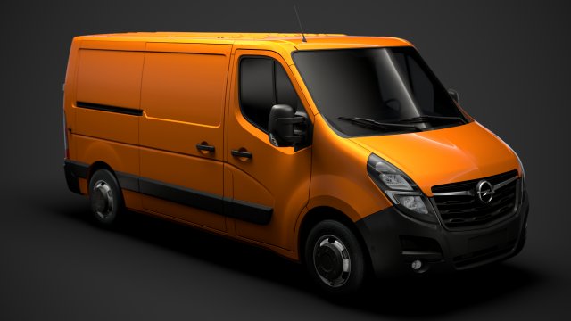 opel movano l2h1 van 2020 3D 모델 .c4d .max .obj .3ds .fbx .stl .blend 