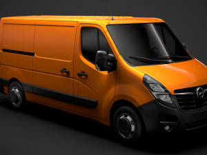 opel movano l2h1 van 2020 3D Model