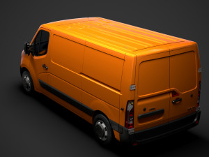 opel movano l2h1 van 2020 3D 모델