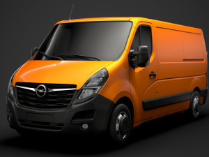 opel movano l2h1 van 2020 3D 모델