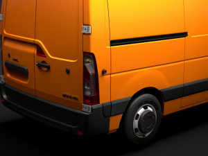 opel movano l2h1 van 2020 3D 모델