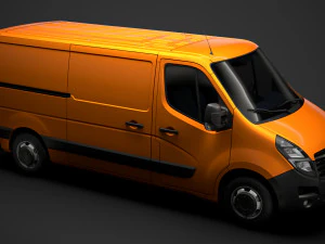 opel movano l2h1 van 2020 3D Model