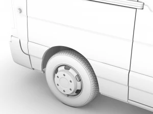 opel movano l2h1 van 2020 3D Model