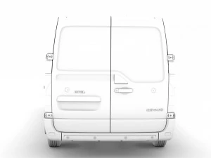 opel movano l2h1 van 2020 3D Model