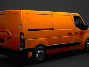 opel movano l2h1 van 2020 3D 모델
