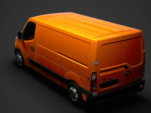 opel movano l2h1 van 2020 3D Model