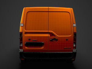 opel movano l2h1 van 2020 3D 모델