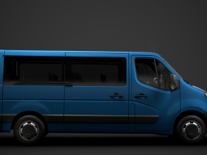 opel movano l2h1 windowvan 2020 3D Модель