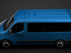 opel movano l2h1 windowvan 2020 3D Модель