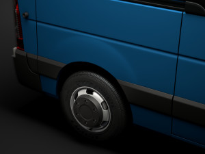opel movano l2h1 windowvan 2020 3D Модель
