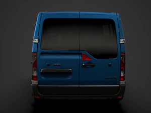 opel movano l2h1 windowvan 2020 Modelo 3D