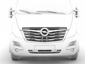 opel movano l2h1 windowvan 2020 Modelo 3D