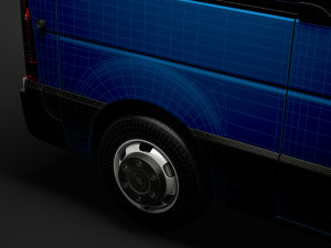 opel movano l2h1 windowvan 2020 3D Модель