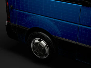 opel movano l2h1 windowvan 2020 Modelo 3D