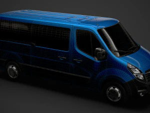 opel movano l2h1 windowvan 2020 Modelo 3D