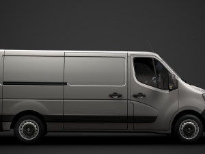 renault master l2h1 van 2020 3D Model