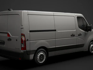 renault master l2h1 van 2020 3D Model