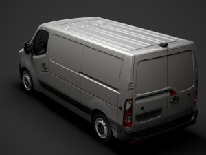renault master l2h1 van 2020 3D Model