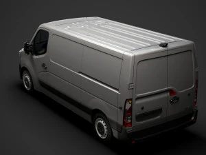 renault master l2h1 van 2020 3D Model