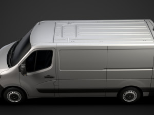 renault master l2h1 van 2020 3D Model