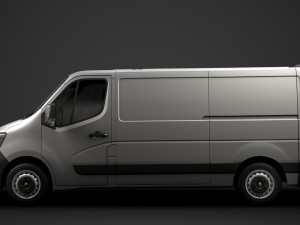 renault master l2h1 van 2020 3D Model
