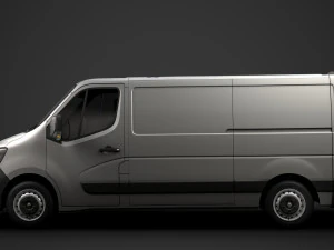 renault master l2h1 van 2020 3D Model