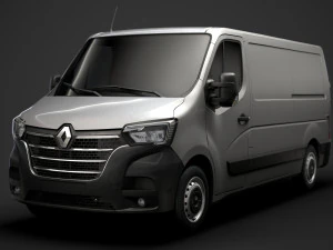 renault master l2h1 van 2020 3D Model