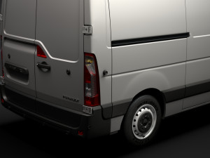 renault master l2h1 van 2020 3D Model