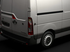 renault master l2h1 van 2020 3D Model