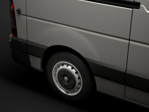 renault master l2h1 van 2020 3D Model