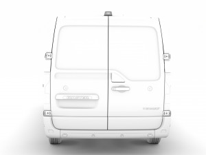 renault master l2h1 van 2020 3D Model