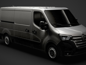 renault master l2h1 van 2020 3D Model
