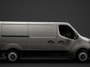 renault master l2h1 van 2020 3D Model