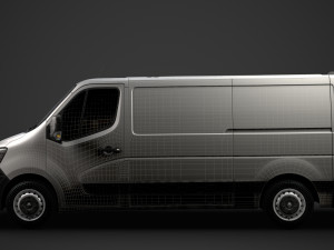 renault master l2h1 van 2020 3D Model