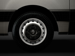 renault master l2h1 van 2020 3D Model