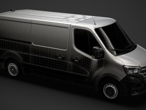 renault master l2h1 van 2020 3D Model