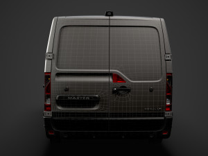 renault master l2h1 van 2020 3D Model