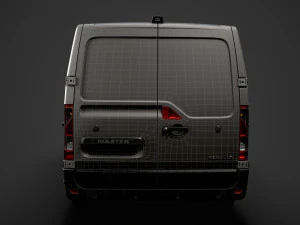 renault master l2h1 van 2020 3D Model