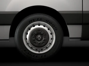 renault master l2h1 windowvan 2020 3D Model