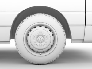 renault master l2h1 windowvan 2020 3D Model