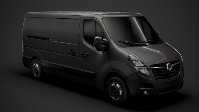 vauxhall movano l2h1 van 2020 Model 3D .c4d .max .obj .3ds .fbx .stl .blend 
