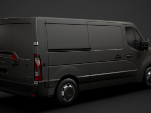 vauxhall movano l2h1 van 2020 Model 3D